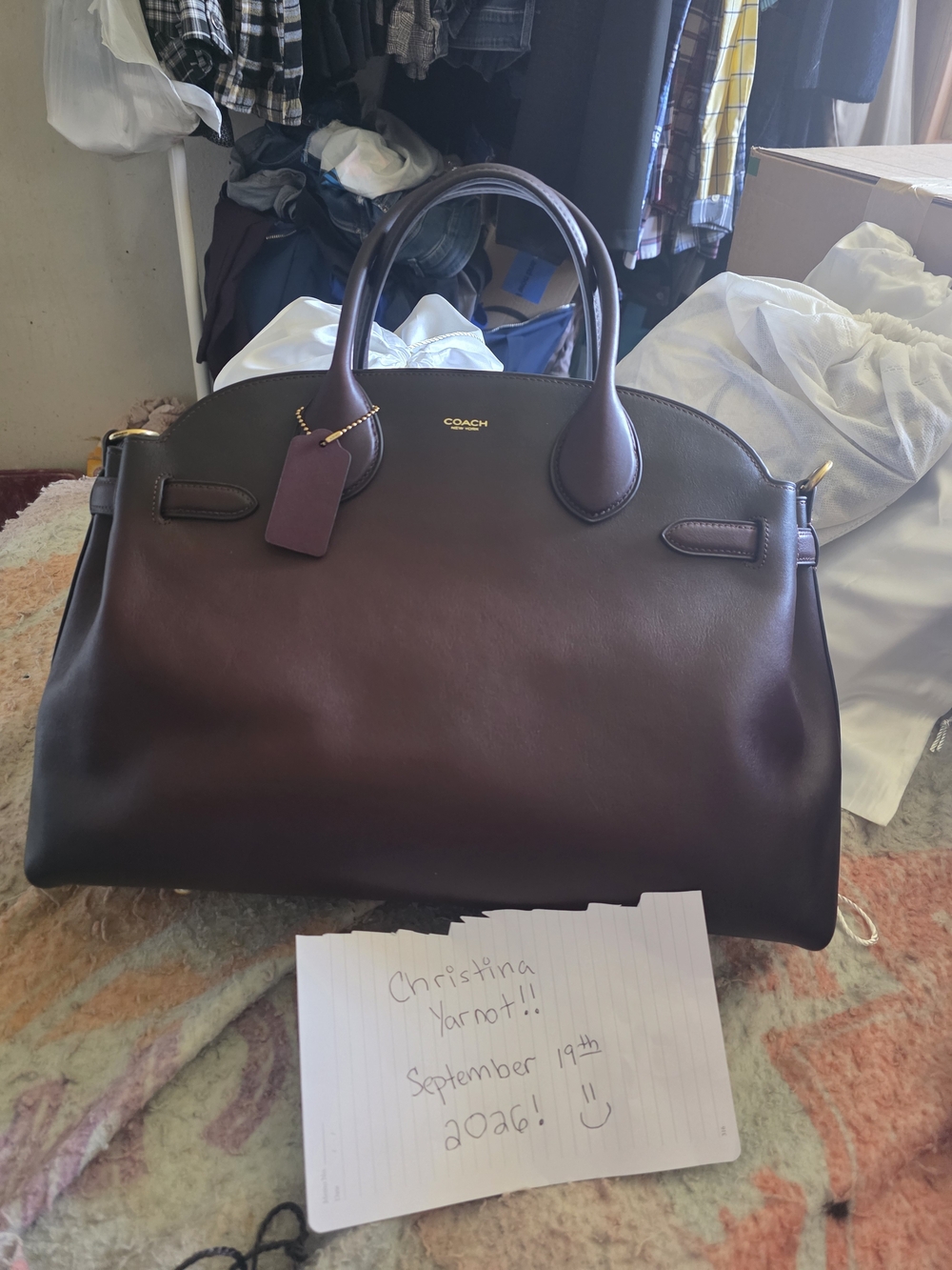 Coach Empire 40 In Merlot